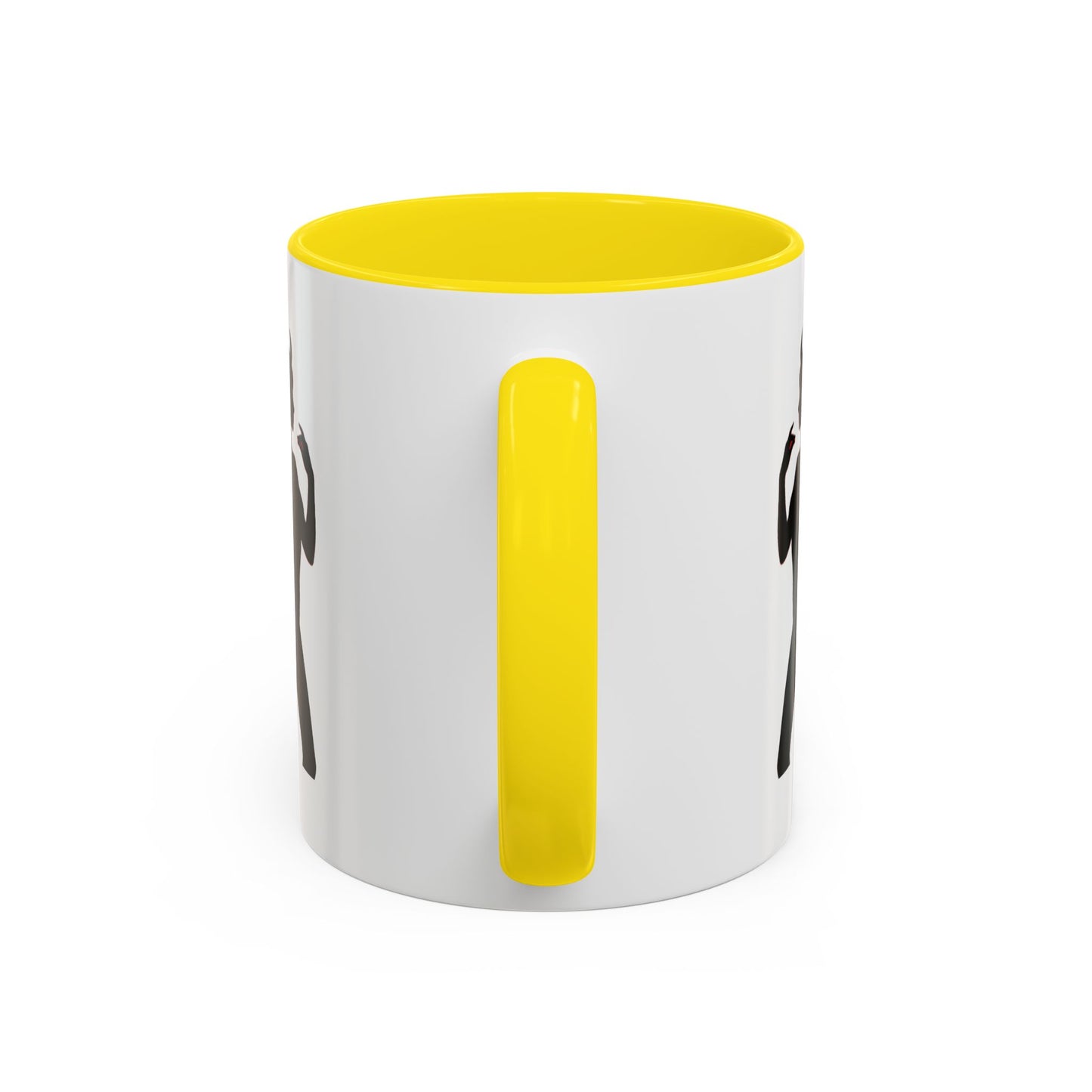 Coffee Mug — 'The Devil Wears Leggings' Silhouette Accent Mug