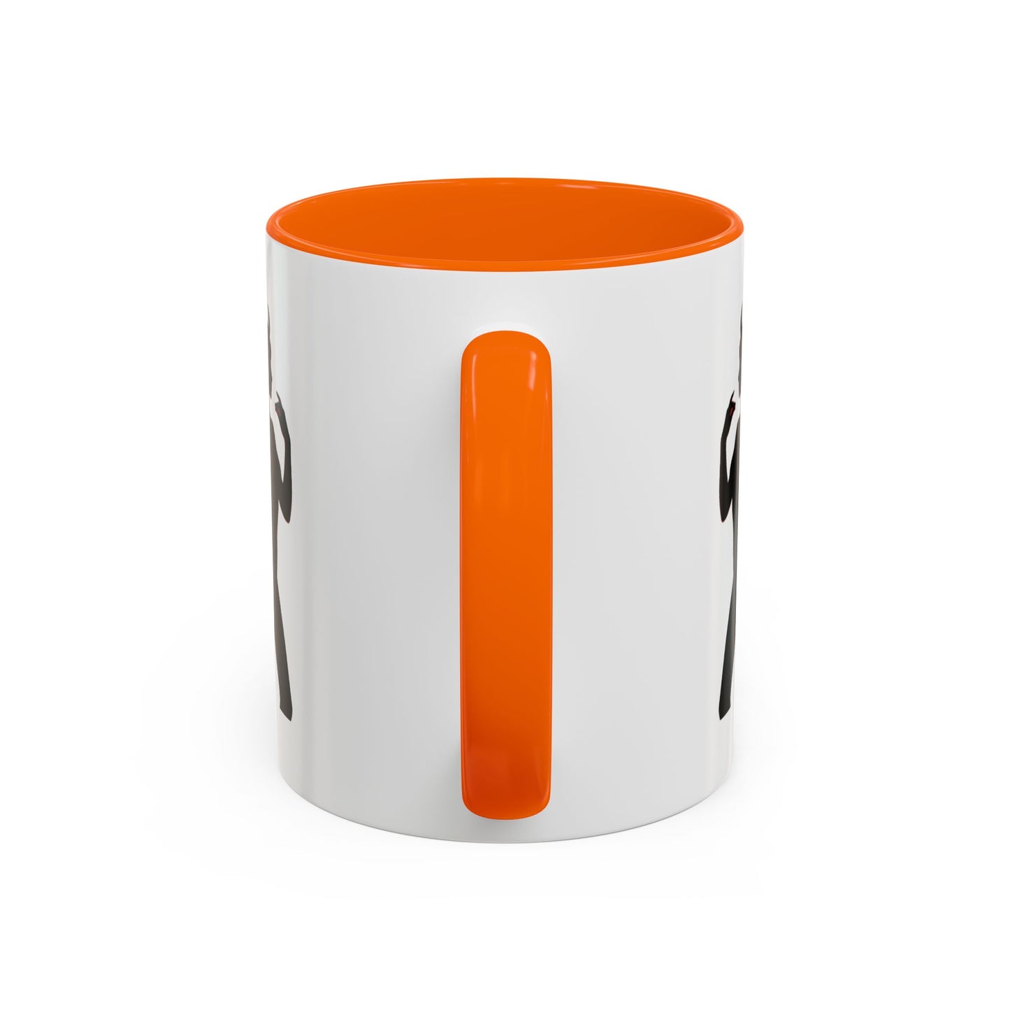 Coffee Mug — 'The Devil Wears Leggings' Silhouette Accent Mug