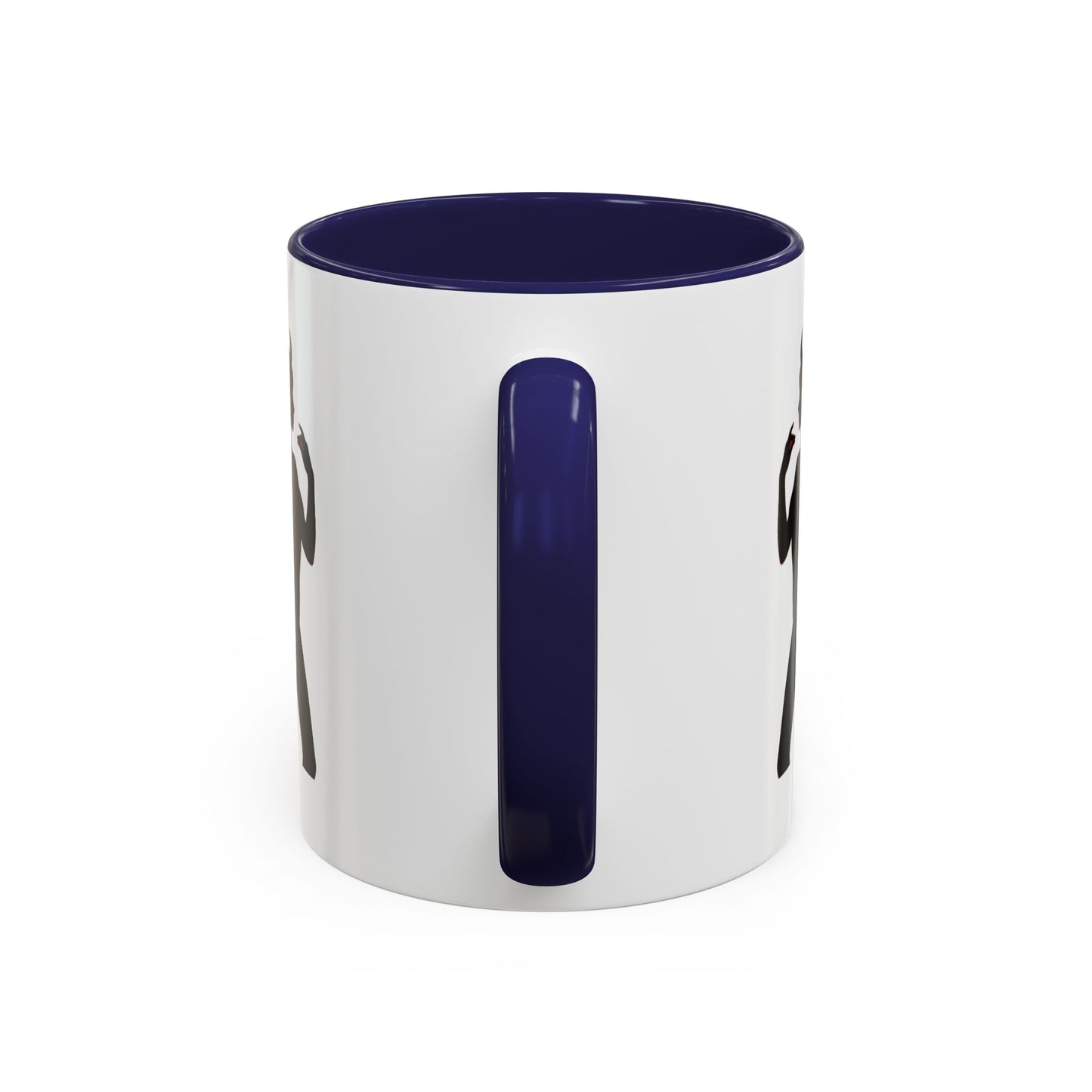 Coffee Mug — 'The Devil Wears Leggings' Silhouette Accent Mug