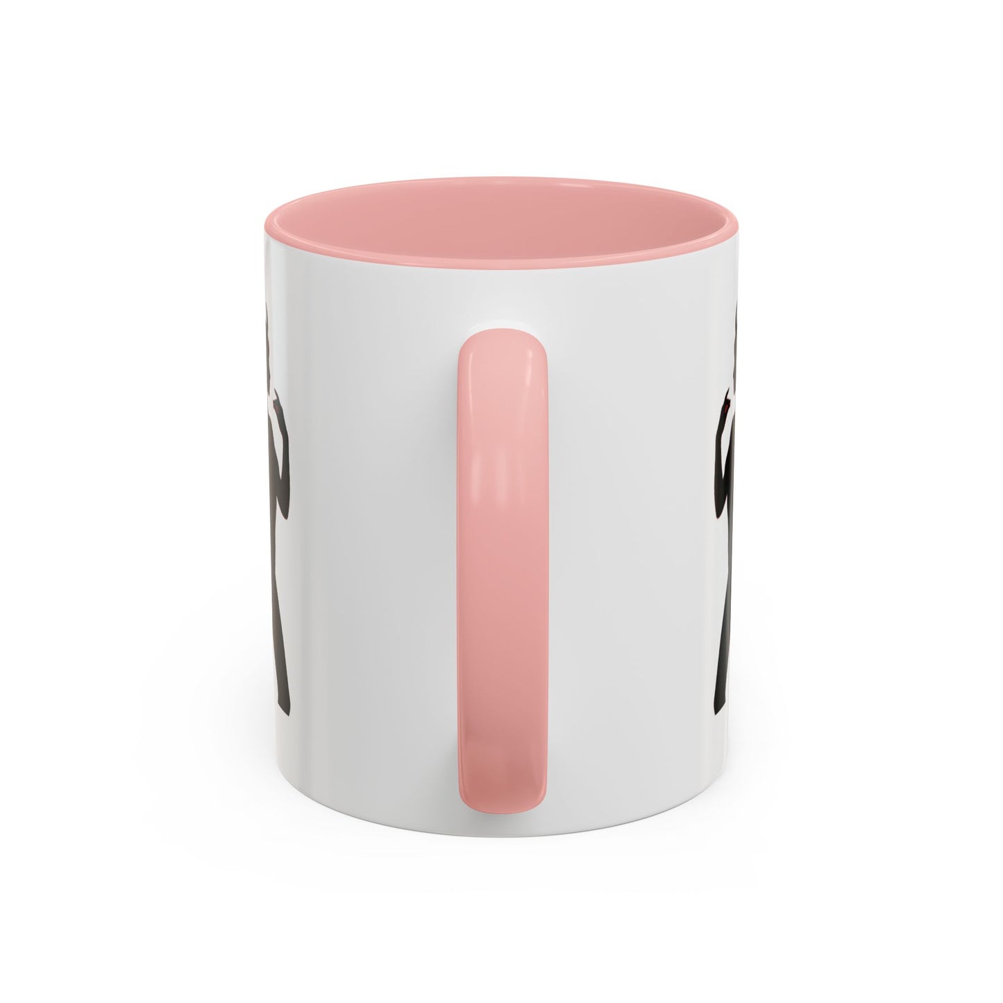 Coffee Mug — 'The Devil Wears Leggings' Silhouette Accent Mug