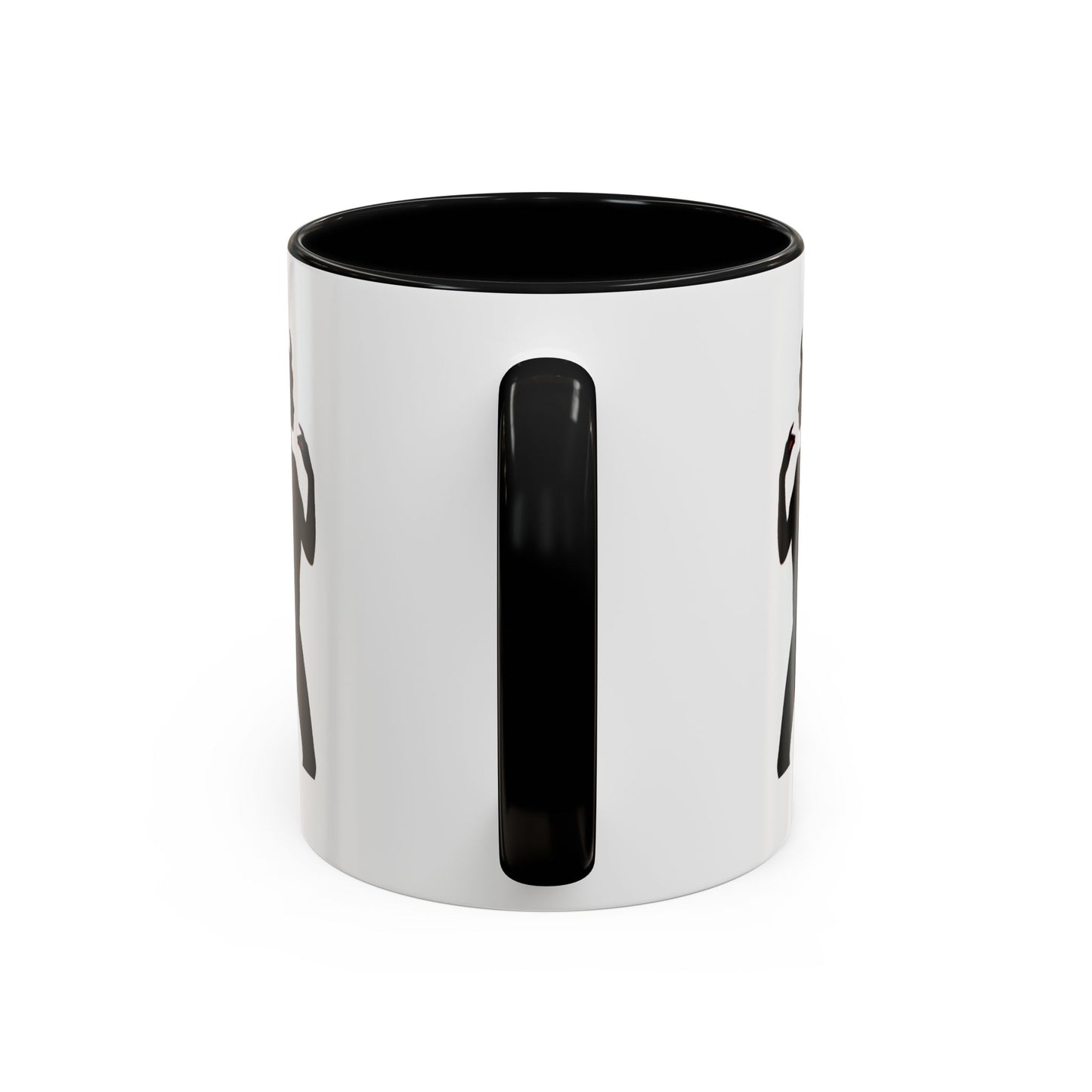 Coffee Mug — 'The Devil Wears Leggings' Silhouette Accent Mug