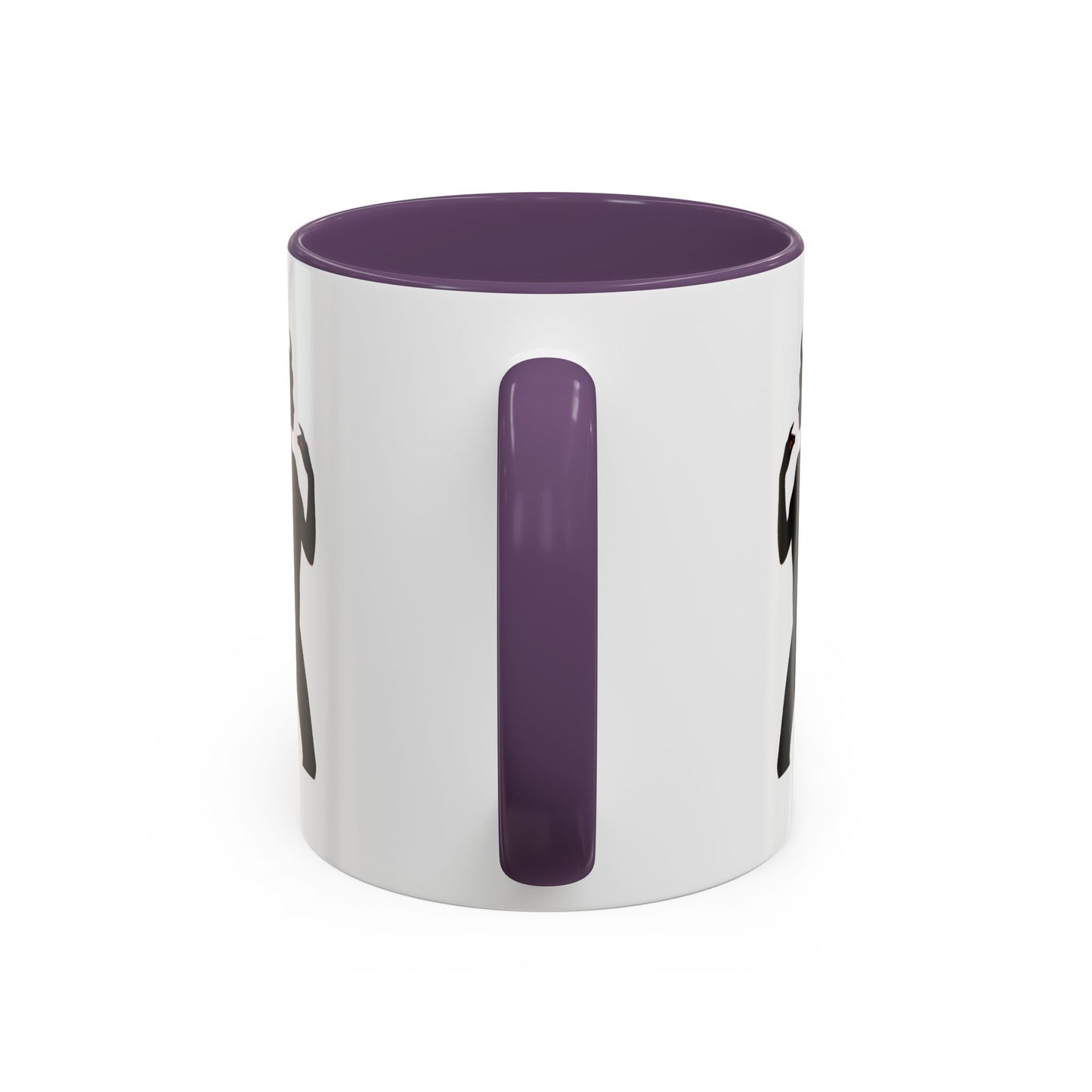 Coffee Mug — 'The Devil Wears Leggings' Silhouette Accent Mug
