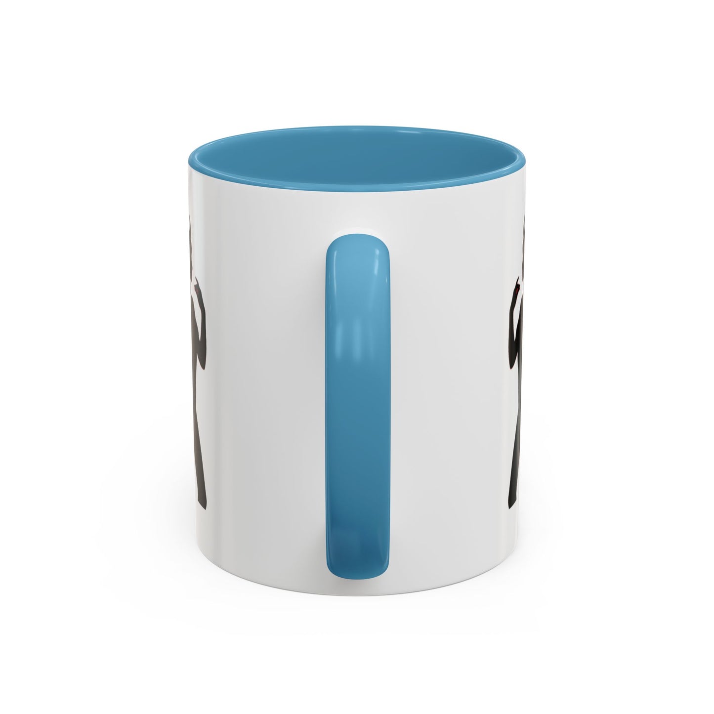 Coffee Mug — 'The Devil Wears Leggings' Silhouette Accent Mug