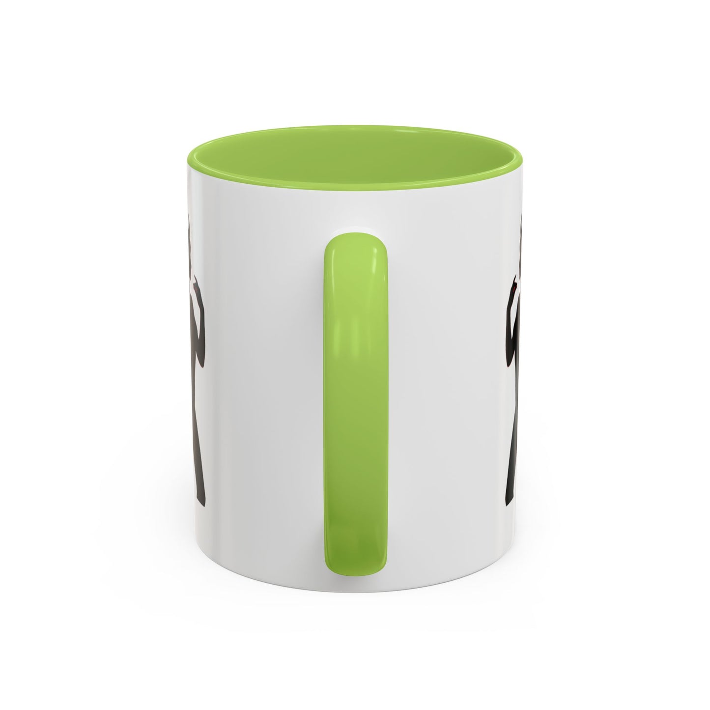 Coffee Mug — 'The Devil Wears Leggings' Silhouette Accent Mug