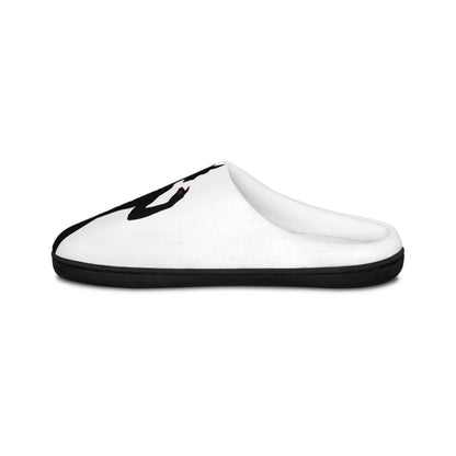 Women's Indoor Slippers — Chic Black Devil Silhouette Cozy House Slides