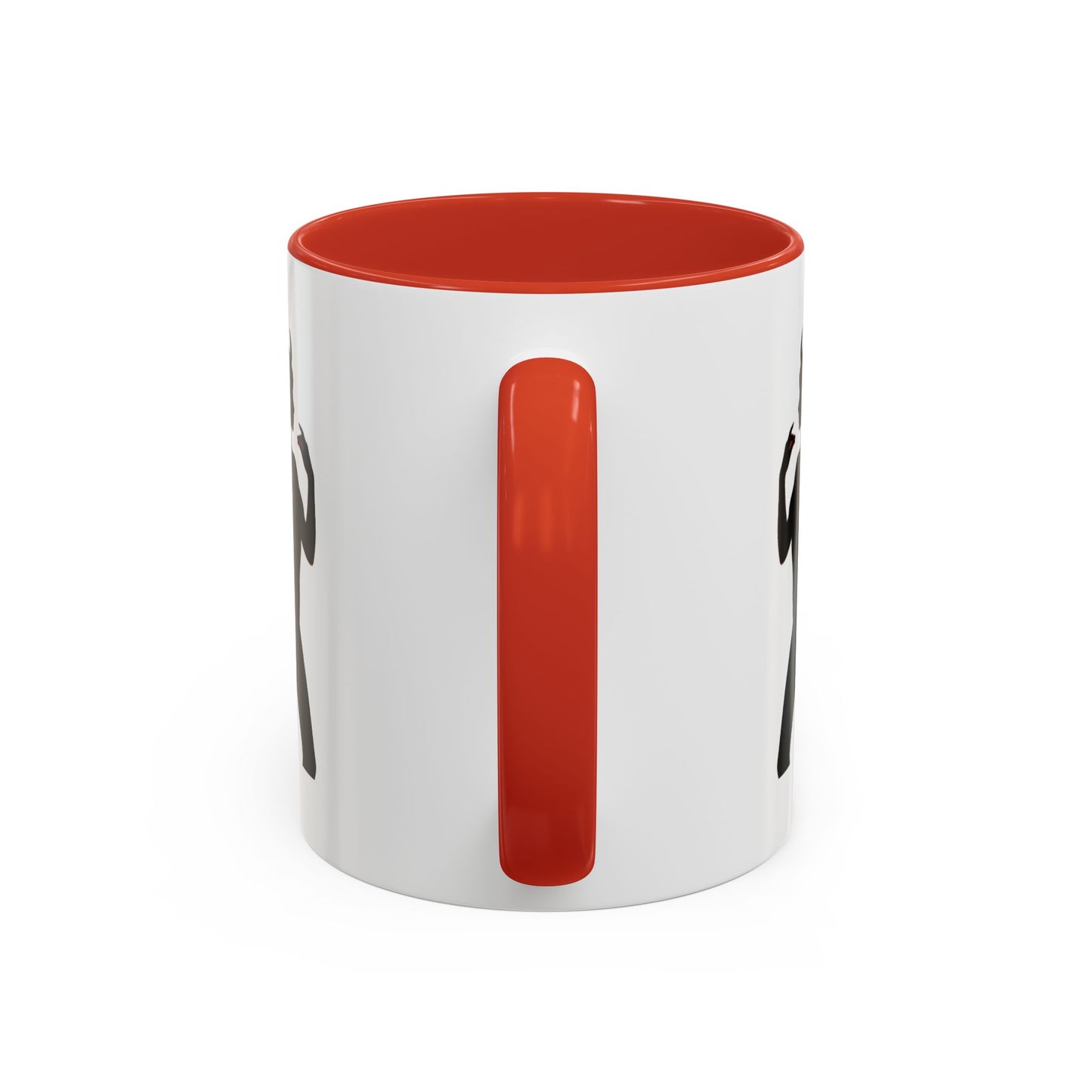 Coffee Mug — 'The Devil Wears Leggings' Silhouette Accent Mug